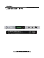 Preview for 1 page of DigiTech VOCALISTVR Manual