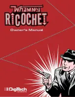 Предварительный просмотр 1 страницы DigiTech whammy ricochet Owner'S Manual