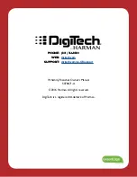 Предварительный просмотр 10 страницы DigiTech whammy ricochet Owner'S Manual