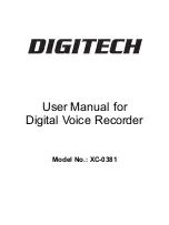 Preview for 1 page of DigiTech XC-0381 User Manual