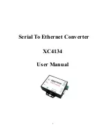 DigiTech XC4134 User Manual preview