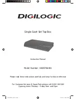 DigitLogic GSDSTB2001 Instruction Manual preview