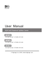 Preview for 1 page of Digitogo SP-VS102A User Manual