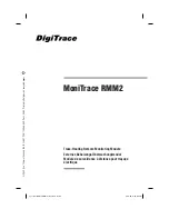 Preview for 1 page of DigiTrace MoniTrace RMM2 Installation Instructions Manual