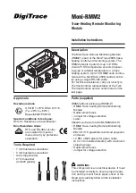 Preview for 2 page of DigiTrace MoniTrace RMM2 Installation Instructions Manual