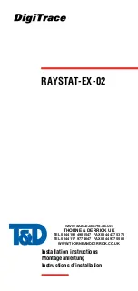 DigiTrace RAYSTAT-EX-02 Installation Instructions Manual preview