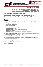 Предварительный просмотр 1 страницы Digitrax SoundFX SFX064D Manual