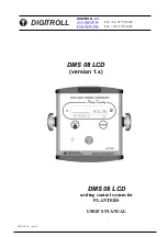 Digitroll DMS 08 LCD User Manual предпросмотр