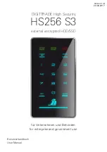 Digittrade HS256 S3 User Manual preview
