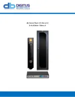 Предварительный просмотр 1 страницы Digitus Biometrics dbServerRackV2 Zero-U User & Installation Manual