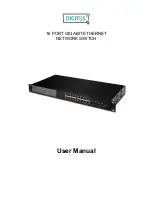 Digitus 16 PORT GIGABIT ETHERNET NETWORK SWITCH User Manual preview