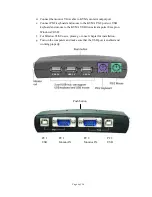 Предварительный просмотр 8 страницы Digitus 2-PORT USB KVM SWITCH MIT USB 2.0 HUB User Manual