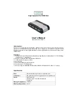 Preview for 1 page of Digitus DA-70224-1 User Manual