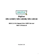 Предварительный просмотр 1 страницы Digitus DN-13007 User Manual