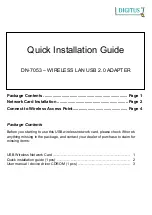 Предварительный просмотр 1 страницы Digitus DN-7053 Quick Installation Manual