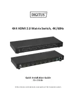 Предварительный просмотр 1 страницы Digitus DS-43306 Quick Installation Manual