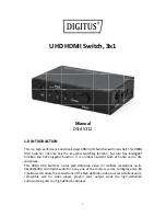 Preview for 1 page of Digitus DS-45312 Manual