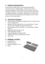 Preview for 2 page of Digitus DS-45329 Quick Installation Manual