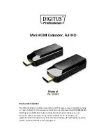 Предварительный просмотр 1 страницы Digitus DS-55203 Manual