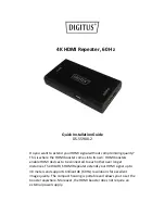 Предварительный просмотр 1 страницы Digitus DS-55900-2 Quick Installation Manual