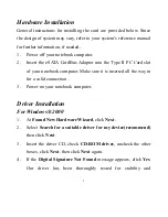 Предварительный просмотр 3 страницы Digitus eSATA CARDBUS ADAPTER User Manual