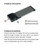 Preview for 3 page of Digitus eSATA II EXPRESSCARD User Manual