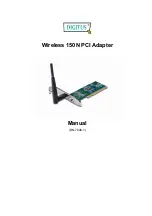 Preview for 1 page of Digitus Wireless 150N PCI Adapter Manual