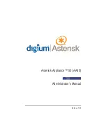 Preview for 1 page of Digium AA50 Administration Manual