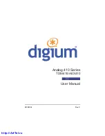 Preview for 1 page of Digium AEX410 User Manual