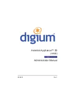 Preview for 1 page of Digium Asterisk Appliance 50 Administrator'S Manual