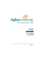 Digium TDM400P User Manual preview