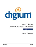 Preview for 1 page of Digium TE435 User Manual