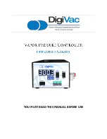 DigiVac VAPOR Operation Manual preview