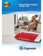 Предварительный просмотр 1 страницы DIGIWEB Fritz!Box 7430 Quick Start Manual