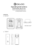 Digoo DG-TH1981 Operating Instructions Manual preview