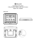 Предварительный просмотр 1 страницы Digoo DG-TH8805 Operating Instructions