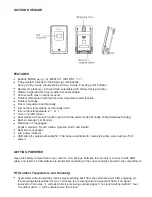 Preview for 2 page of Digoo DG-TH8805 Operating Instructions