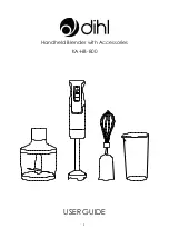 Предварительный просмотр 1 страницы DIHL KA-HB-800 User Manual