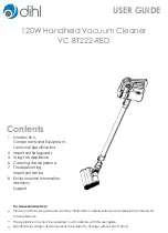 DIHL VC-BT222-RED User Manual предпросмотр