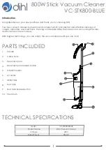 Предварительный просмотр 2 страницы DIHL VC-STK800-BLUE User Manual