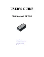 Предварительный просмотр 1 страницы dikom DBT-268 User Manual