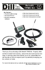 Preview for 1 page of Dill Retrofit TPMS Manual