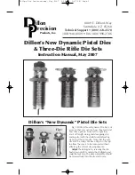 Preview for 1 page of Dillon Precision Products Hunting Equipment Instruction Manual