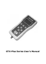 Предварительный просмотр 1 страницы Dillon GTX-Plus 100 User Manual