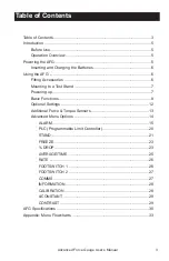 Preview for 3 page of Dillon Quantrol AFG 10 User Manual