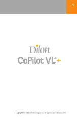 Предварительный просмотр 3 страницы Dilon CoPilot VL+ Instructions For Use Manual