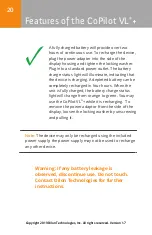 Preview for 20 page of Dilon CoPilot VL+ Instructions For Use Manual