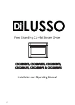 diLUSSO CSO28ABFS Installation And Operating Manual preview