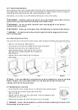 Preview for 14 page of diLUSSO CSO28ABFS Installation And Operating Manual