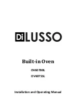 Preview for 1 page of diLUSSO OV607BBL Installation And Operating Manual